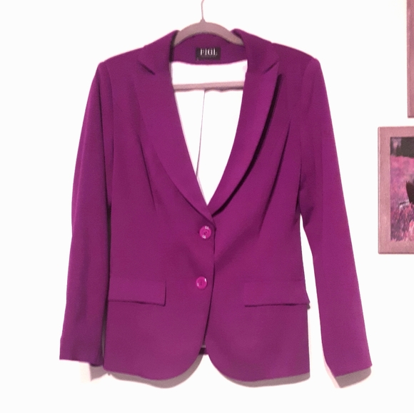 FIGL Women's Magenta Blazer - Picture 1 of 4
